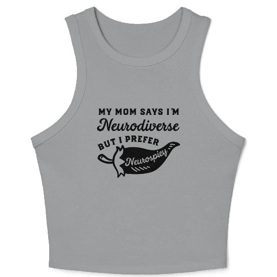 Neurocy Crop Tank Top Toddlers Neurodivergent