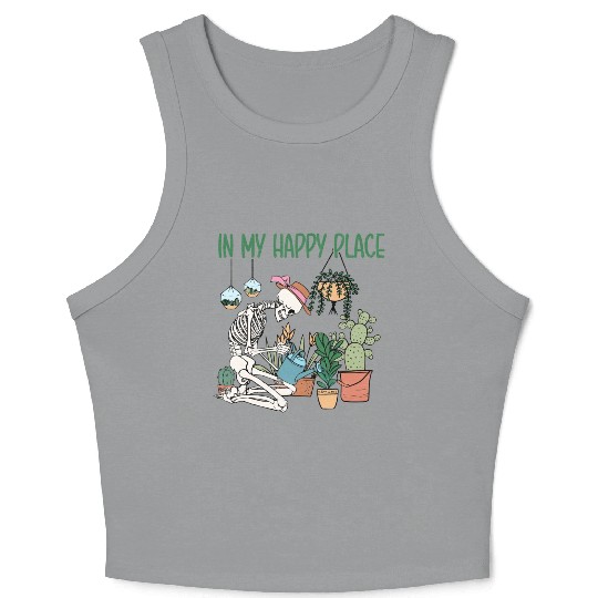 Funny Gardening Crop Tank Top