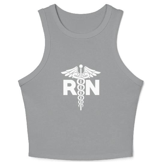 Registered Nurse Rn Hotal Staff For Nurses Crop Tank Top