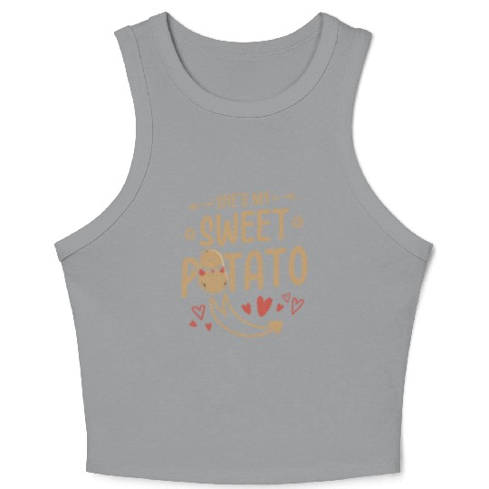 She Is My Sweet Potato Crop Tank Top