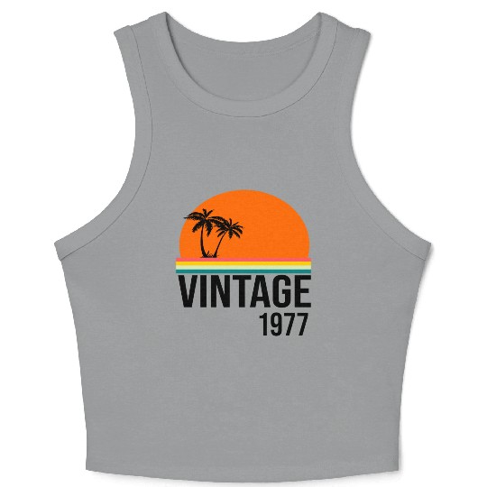 Vintage 1977 Crop Tank Top