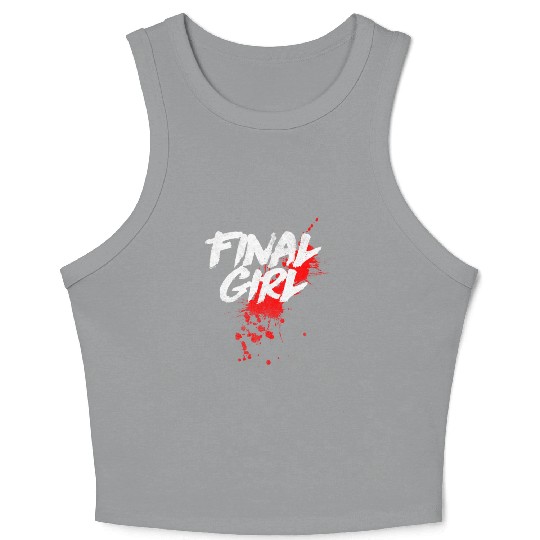 Final Horror Movie Slasher Film Crop Tank Top