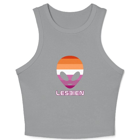 Lesbien aka lesbian alien Crop Tank Top