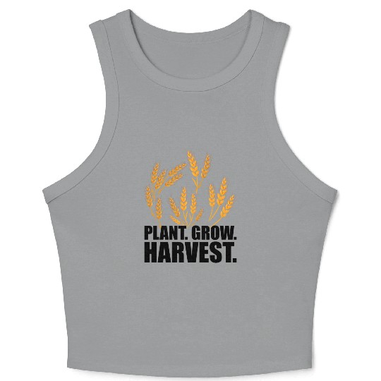Wheat Farmer Plant Grow Harvest Crop Tank Top