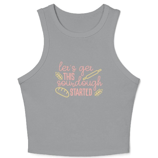 Sourdough Bread Baking Crop Tank Top