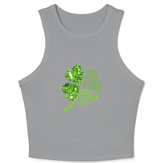 A Bartender Is Like A Four Leaf Clover Patrick'S D Crop Tank Top