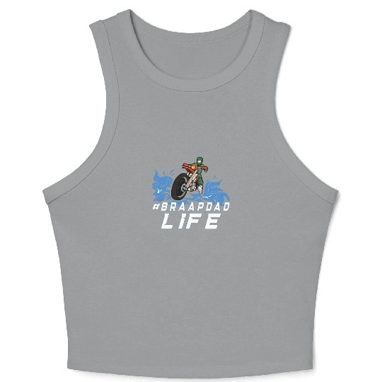 Dirt Bike Dirt Bike Riding Motocross Dirt Biking Crop Tank Top