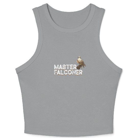 Falconry Bird Falcon Hunting Falconer Crop Tank Top