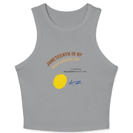 Juneteenth Day | juneteenth holiday Crop Tank Top