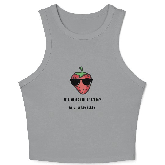 Strawberry world Crop Tank Top