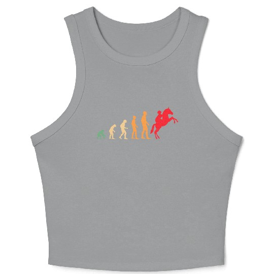 horse racing Crop Tank Top