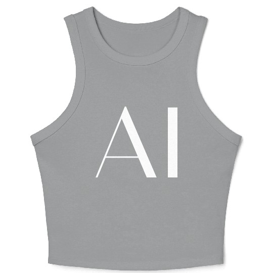 AI Artificial Intelligence Computer Science Crop Tank Top