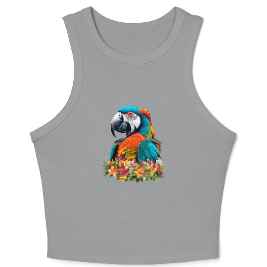 Beautiful Nature - Macaw 03 Crop Tank Top