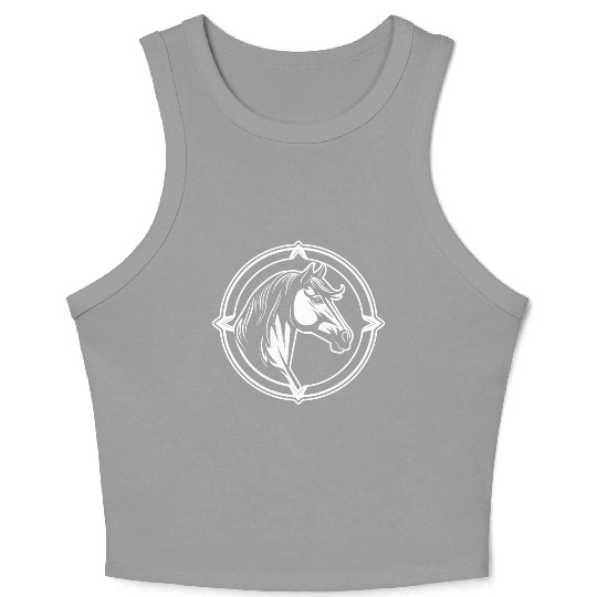 Horse Equine Pony Crop Tank Top