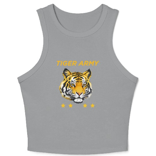 TIGER ARMY Crop Tank Top