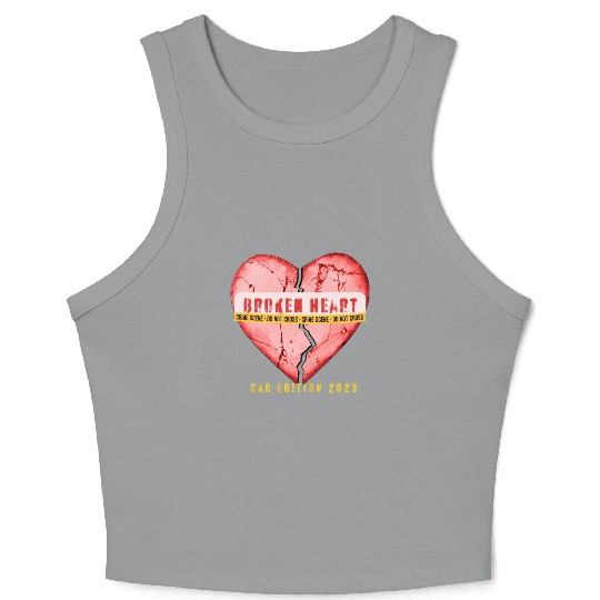 0ne design express a Sad loves-tory Crop Tank Top
