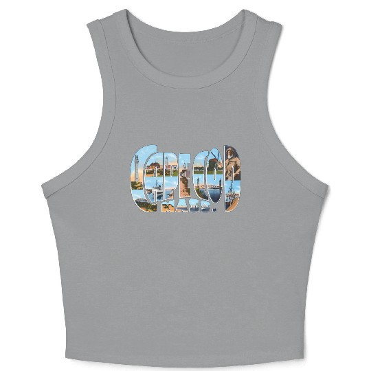 Cape Cod Massachusetts Ma Crop Tank Top