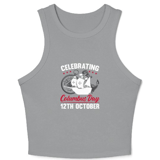 Christopher Columbus Italian American Columbus Day Crop Tank Top