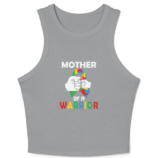 Mother of a warrior nature Crop Tank Top
