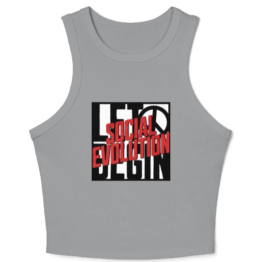Social Evolution Crop Tank Top