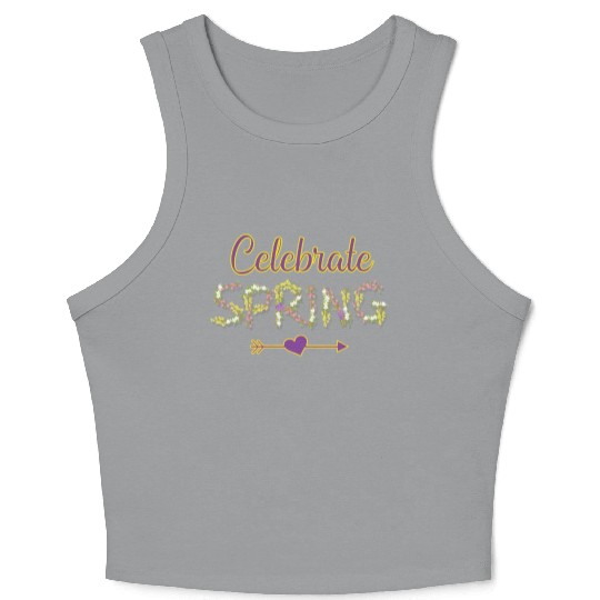 Celebrate Spring Crop Tank Top