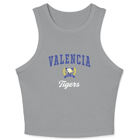 Valencia High School Tigers C3 Crop Tank Top