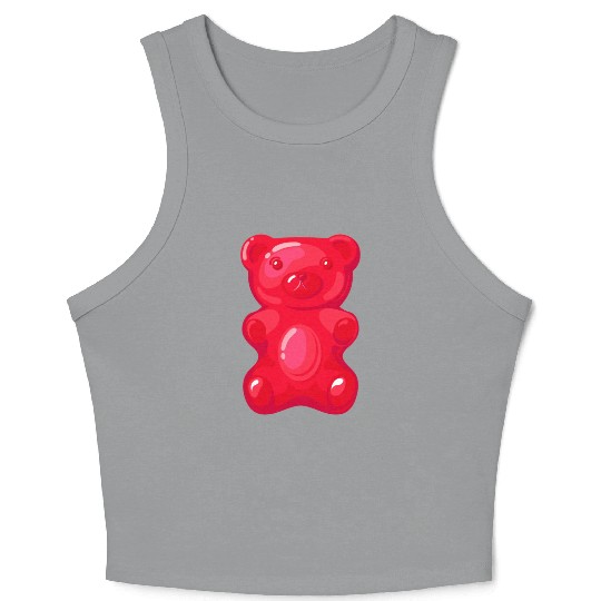 Easter Jelly Sweets Candy Cute Crop Tank Top