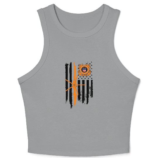 Us Coast Guard Uscg U S Armed Forces Patriot Crop Tank Top