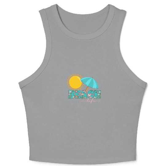 Sun-kissed Summers: Embrace the Beach Vibes Crop Tank Top