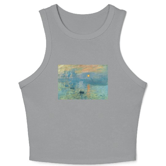 Bitcoin Coin-Crypto Painting Crop Tank Top