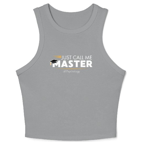 Master Of Psychology 2020 Graduation Crop Tank Top