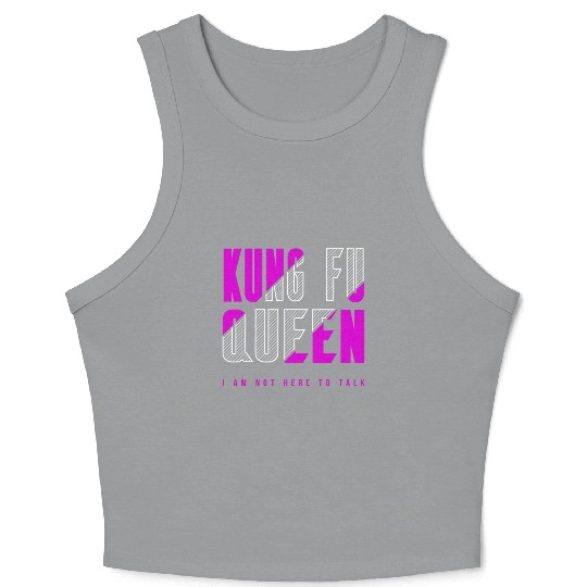 Kung Fu Queen Crop Tank Top