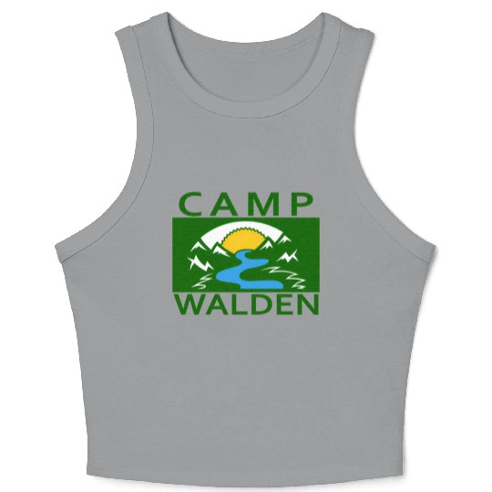 Camp Walden An Adventure A Summer Camp Crop Tank Top