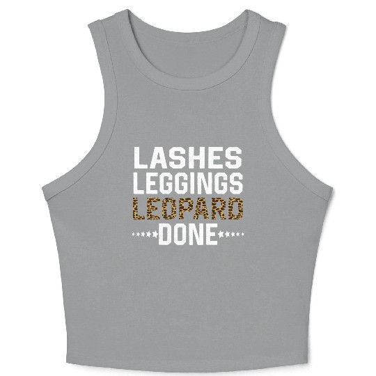 Lashes Leggings Leopard Done Crop Tank Top