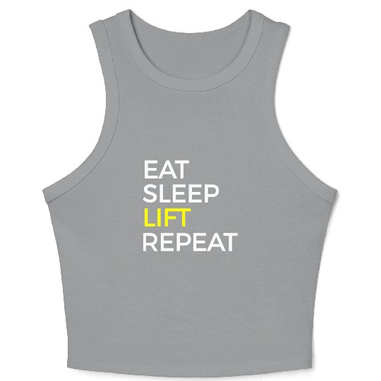 Lift Weightlifting Exercise Training Crop Tank Top