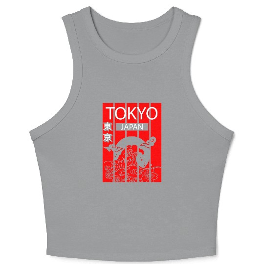 Tokyo Anime Japanese Asian Crop Tank Top