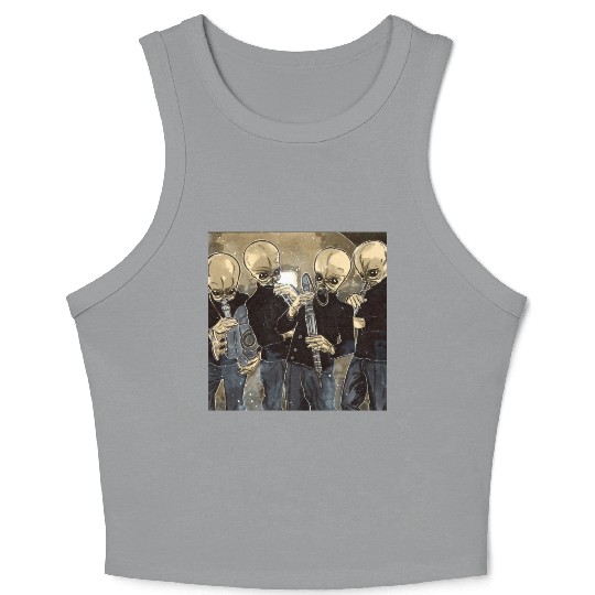 Cantina Band Mos Eisley Crop Tank Top