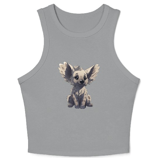 Hyena, Koala & Dog - The Ears Gang Crop Tank Top