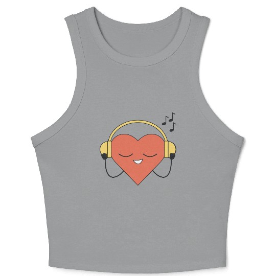 Music lover Crop Tank Top