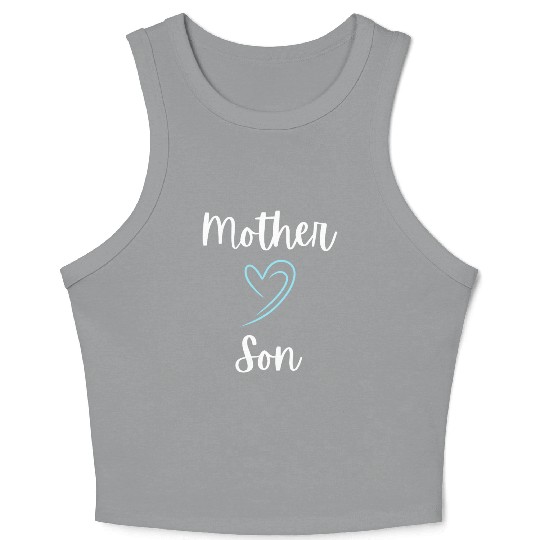 Mother Son Bond Crop Tank Top
