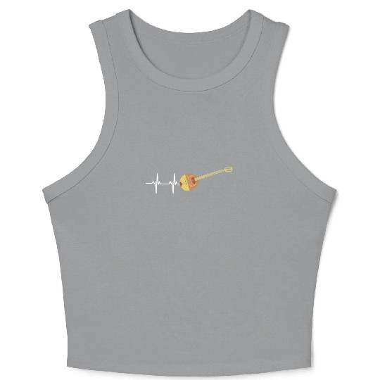 Irish Bouzouki Instrument Greek Crop Tank Top