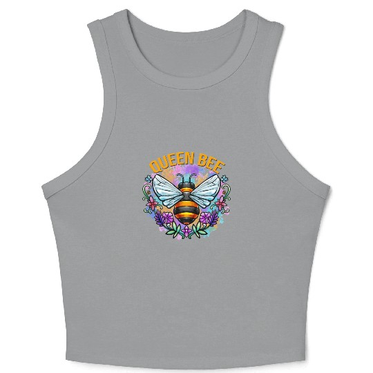 Queen Bee Gardening Crop Tank Top