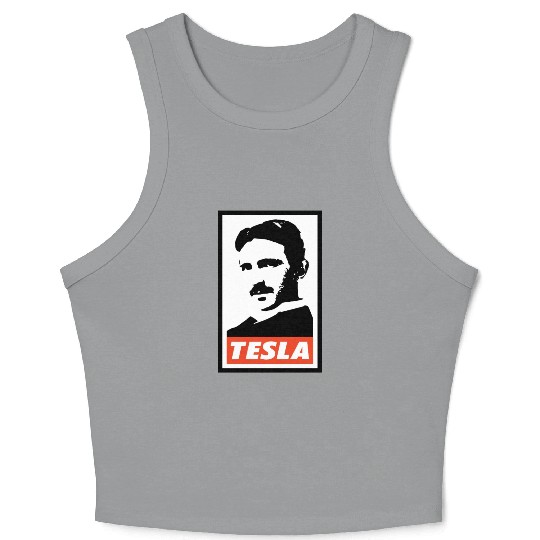 Nikola Tesla Crop Tank Top
