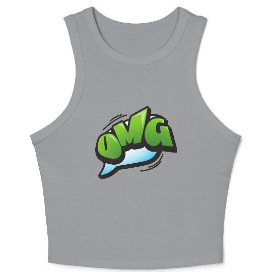 OMG Crop Tank Top design