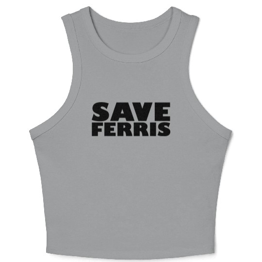 Save Ferris 70s Crop Tank Top
