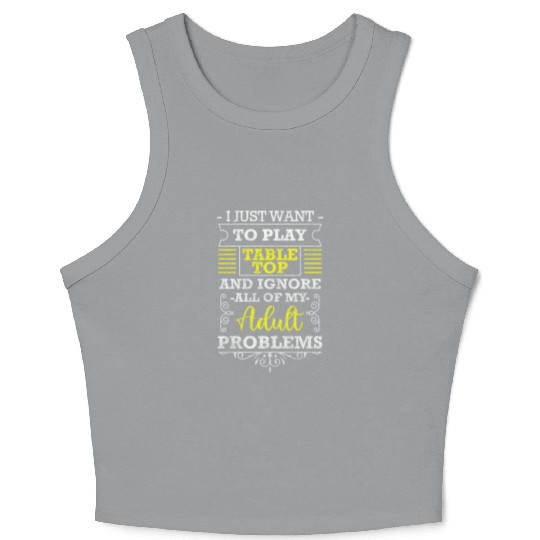 Board Game Game Board Parlor Game Crop Tank Top