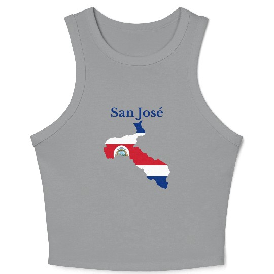 San Jose Province Costa Rica Crop Tank Top