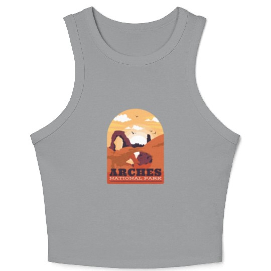 Arches National Park Crop Tank Top