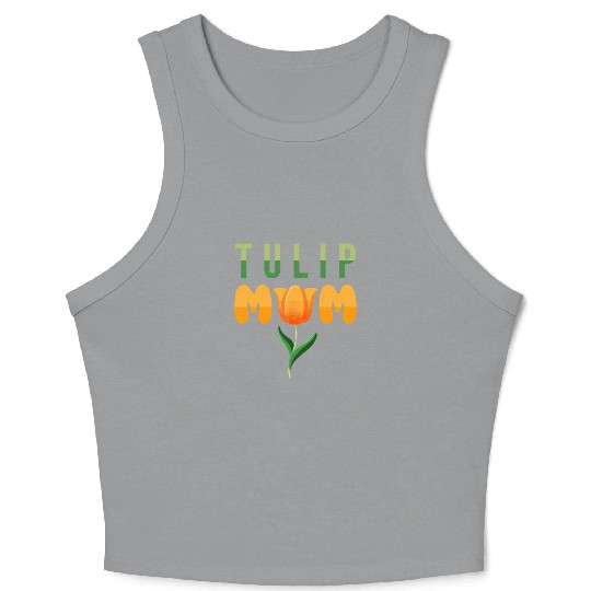 Tulip Gardening Mother Crop Tank Top