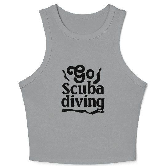Go Scuba Diving Crop Tank Top